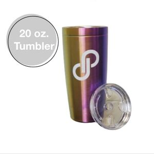 New Poshmark 20oz Travel Tumbler Rainbow Iridescent